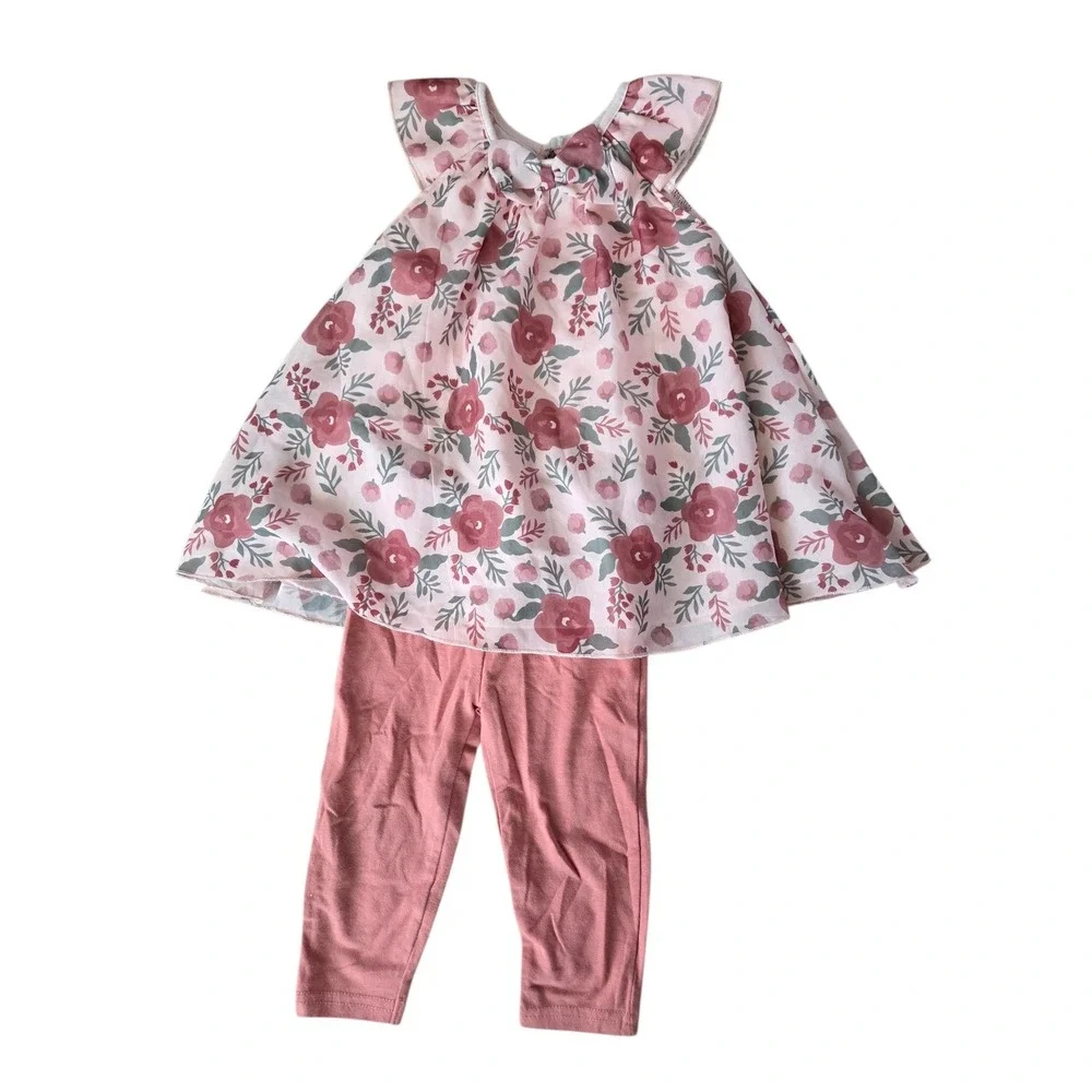 Baby Girl 12M Bundle Tahari Gingham Dress Btween Butterfly Madison Layne Floral‎